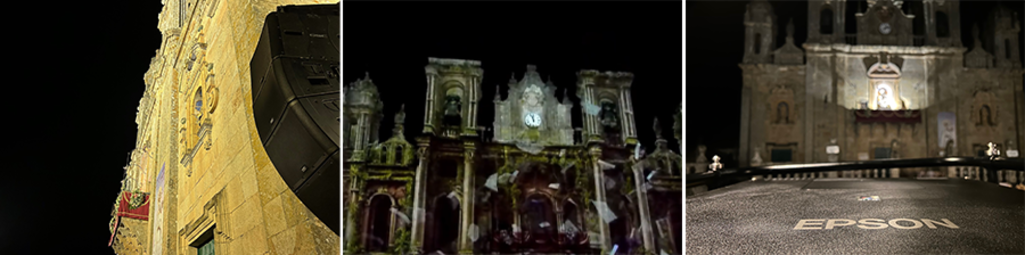 Proyectores Epson iluminan la Novena de la Virgen de los Milagros en Orense